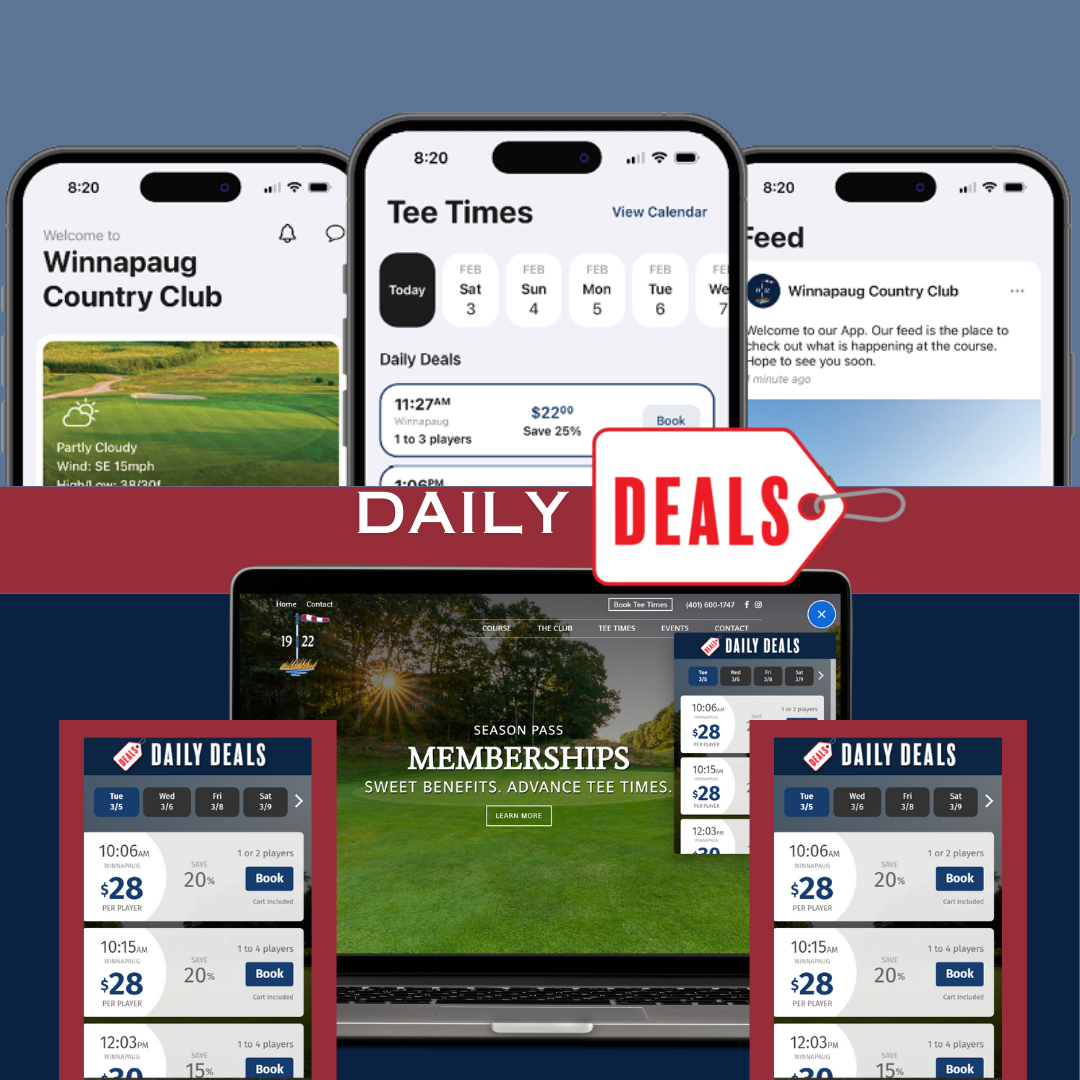App for golf course deals